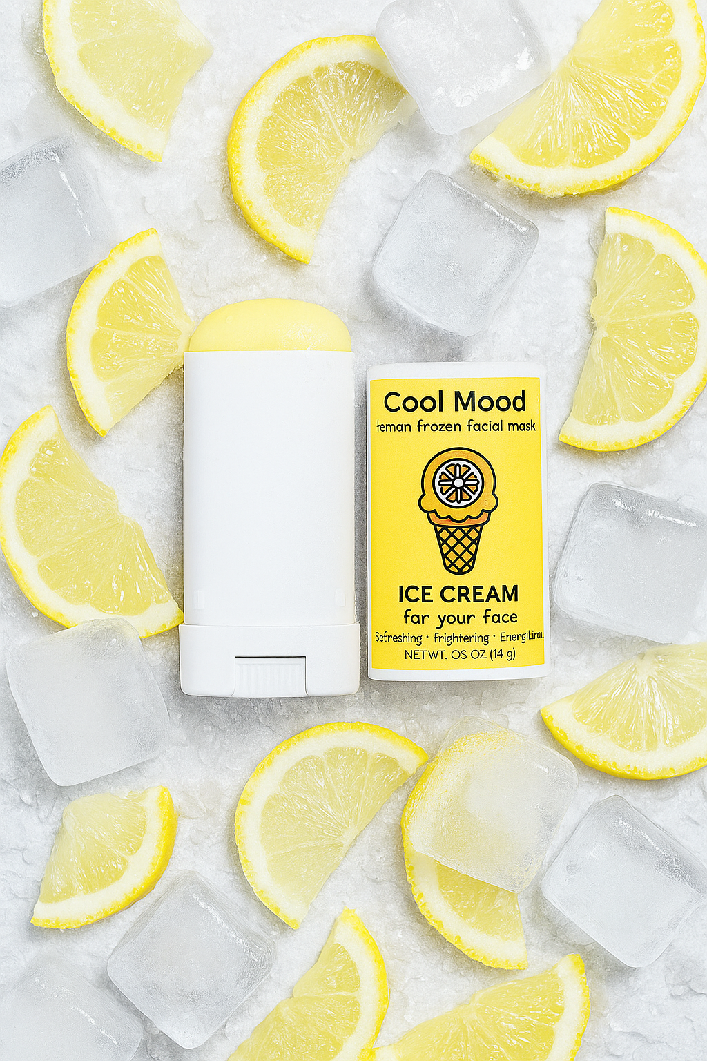 Lemon Frozen Mask- Brighten & wake up your face