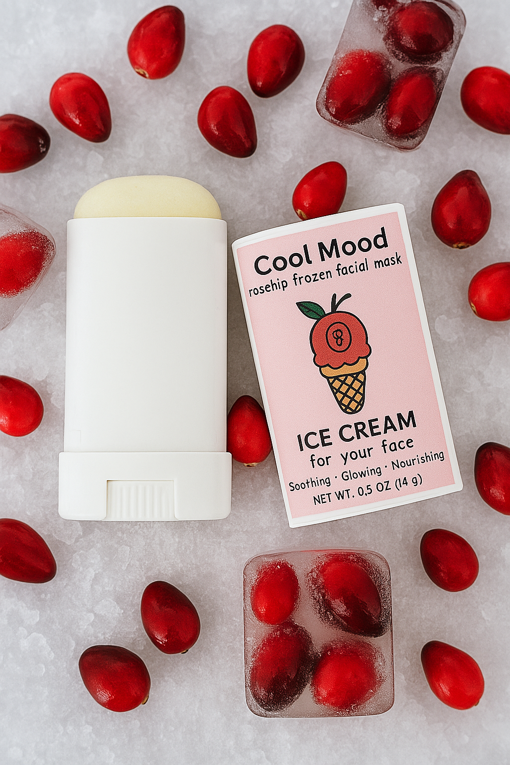 Rosehip Frozen Mask- Nourish & soften stressed skin